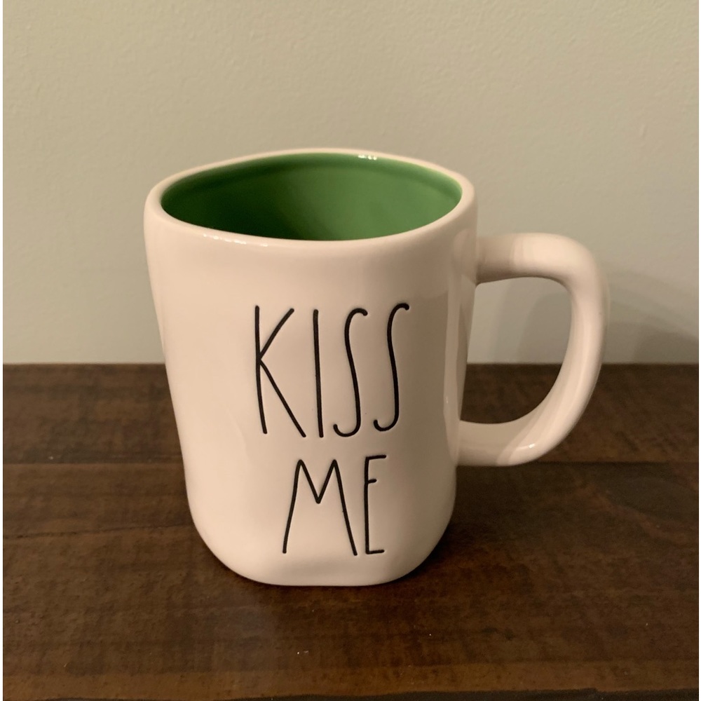 Rae Dunn Kiss Me mug. NWOT. In excellent condition.
